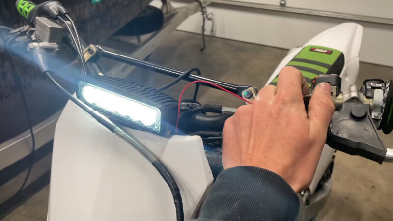 Testing and Troubleshooting - Wire lights on dirt bike with no battery