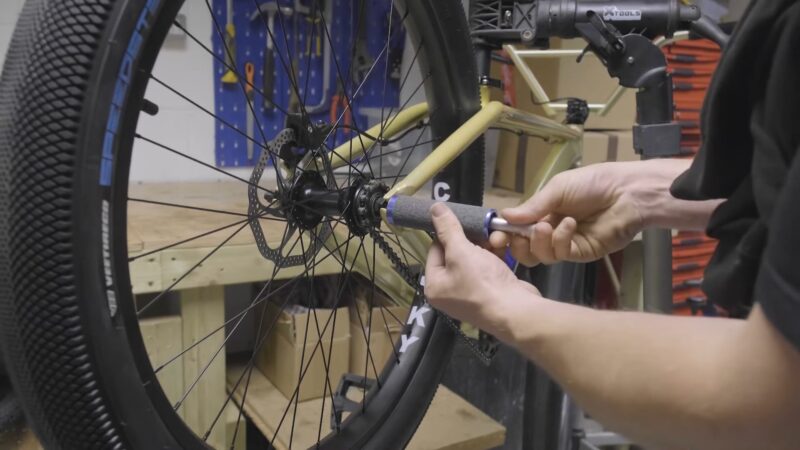 Attaching Pegs on Mountain Bike